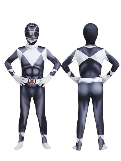 Power Samurai Sentai Shinkenger Rangers Costume Superhero Cosplay Halloween Birthday Party Jumpsuit Zentai Suit
