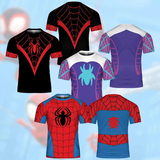 Spidey And Amazing Friends Cosplay, Spiderman Cosplay Costume, Spidey Cosplay, Ghost Spider All Over Print Tee
