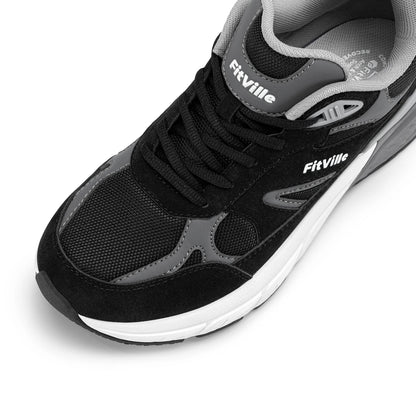 Newest Walking Shoes for Men Wide Width Sneakers with Arch Support for Flat Feet Heel Pain Relief Plantar Fasciitis