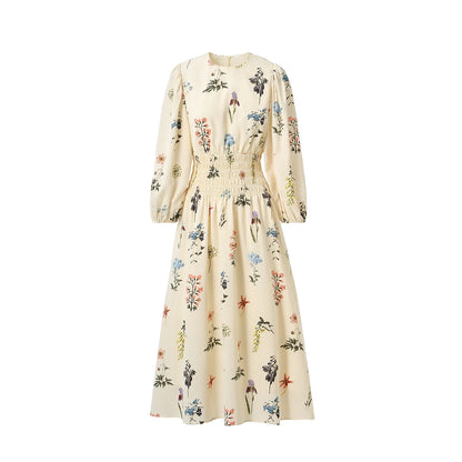 AP SS26 Women Smock Floral Dress Sweet Style