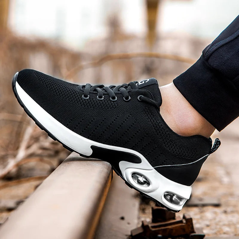 35-50 Air Cushion Working Shoes For Men Anti-Smashing Steel Toe Puncture Proof Construction Safety Shoes Sneakers Male Footwear