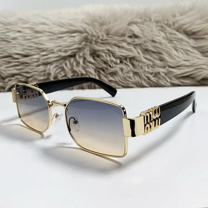 Metal Women's Sunglasses High Quality High Sense Trend Street Sun Glasses Girls Sunshade Glasses UV400