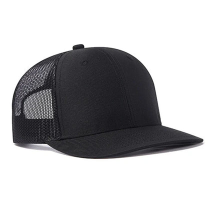 Hot Sale Unisex Cap Slight Curved Brim Style Trucker Hat  Men & Women Casual Outdoor Breathable Summer Cap