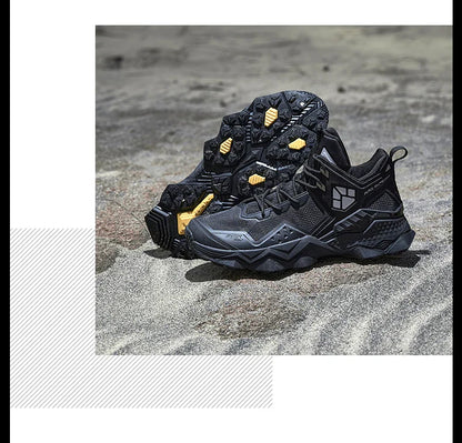 Men  Waterproof Hiking Shoes Breathable Hiking Boots Outdoor Trekking Boots Sports Sneakers Tactical Shoes