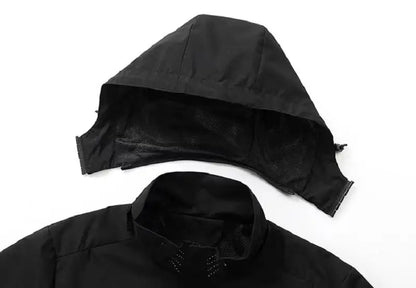Men's Outdoor Waterproof Raincoat Lightweight Cycling Coat with Hood Streetwear Hiking Windproof Jacket Climbing Outdoor Jackets