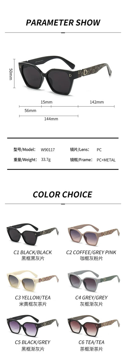 Fashion Brand Designer UV400 Sunglasses Women Men New Trendy Square Sun Glasses Female Vintage Gafas De Sol Eyeglasses