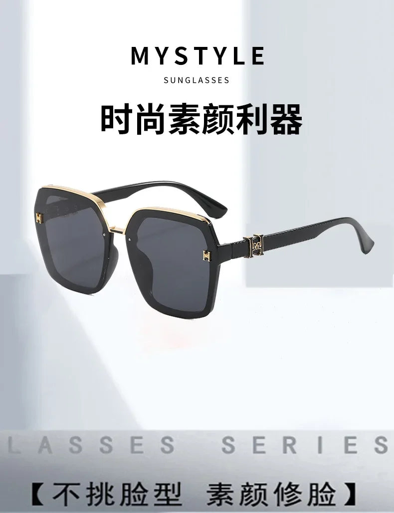 2025 New Sunglasses Women Colorful Polarized Anti-ultraviolet Sun Glasses Ladies Square Luxury Eyewears Oculos De Sol UV400