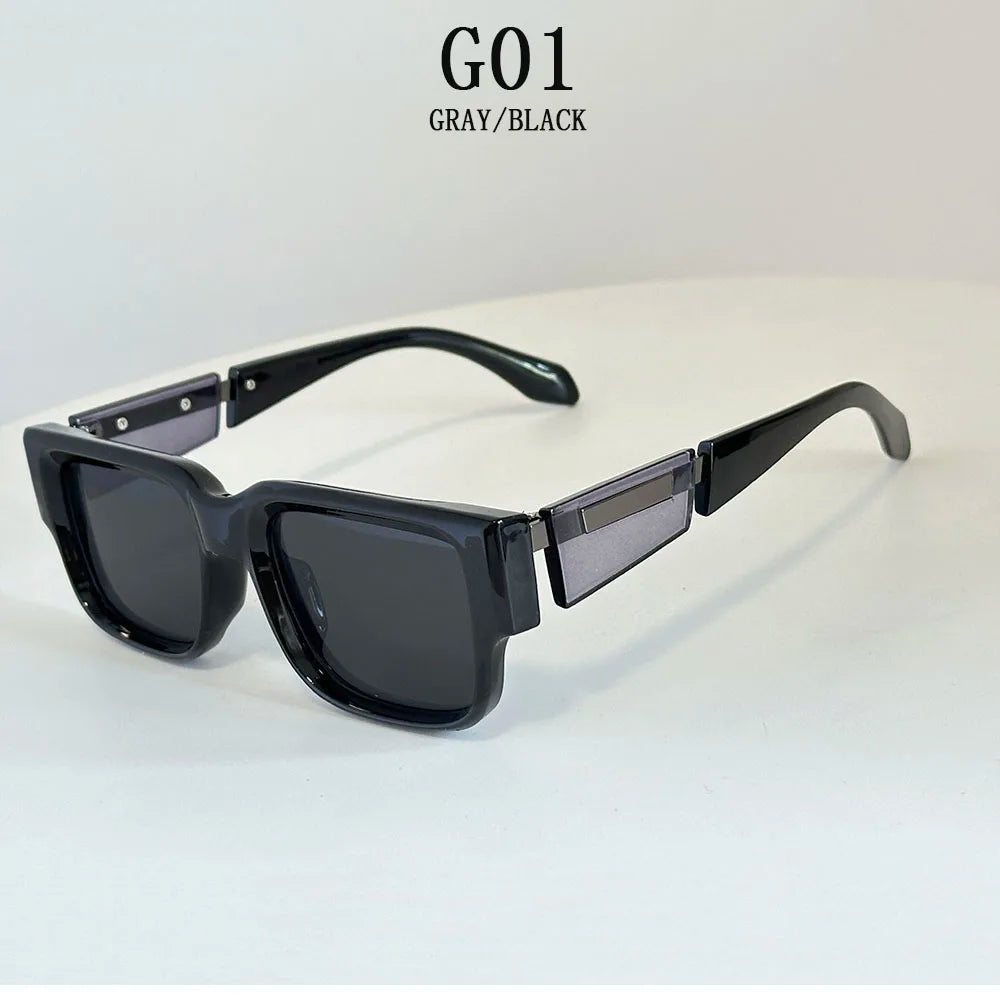 Square Sunglass Men Vintage Luxury Sunglasses Women 2025 Retro Fashion Glasses Vacation Gafas De Sol Hombre Lunette Soleil Femm