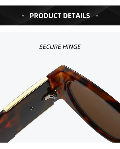 2025 Luxury Designer UV400 Large Frame Sunglasses Women Men New Trendy Sun Glasses Ladies Vintage Cool Gafas De Sol Eyeglasses