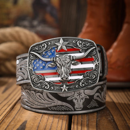 Vintage Meets Fashion! PU Alloy Buckle Belt, Suitable for Both Men and Women, to Create a Personalized Western Style