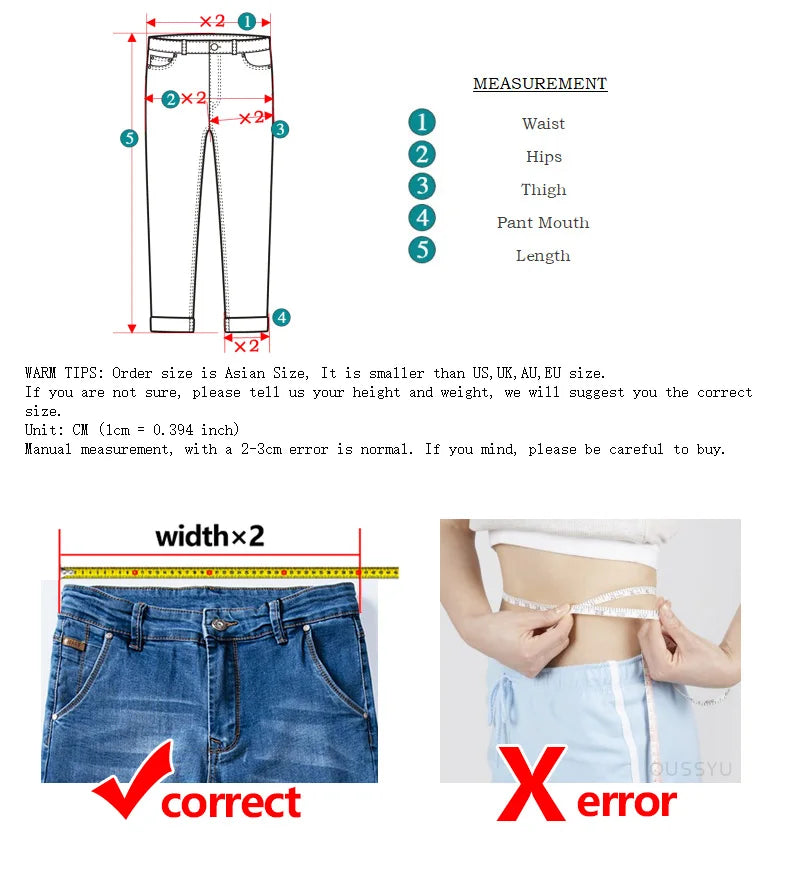 Woman Jeans Elastic High Waist Wide Leg Cotton Denim Clothing Blue White Streetwear Vintage Fashion Harajuku Straight Pants