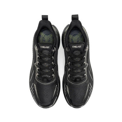 Cushioning Running Shoes For Men Suitable Heavy Runners Lace Up Sports Women Non-slip Outdoor Athletic Male Sneakers