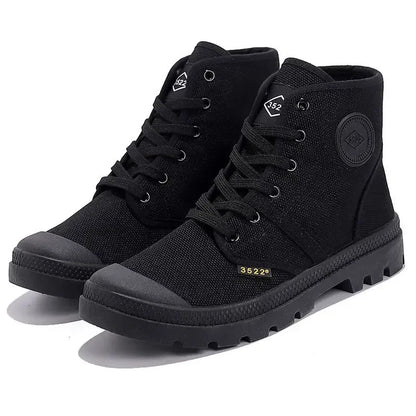 Canvas Ankle Retro Male Shoes Short Barrel Booties High Quality Men's Boots Designer Fashion Cheap Comfortable New Non Slip Y2k