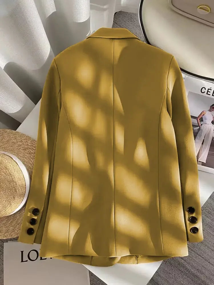 New Spring Suit 2025 Suit Jacket for Women with Small Temperament and High-end Feel Loose Casual Chic Elegant Fashion Coat Top