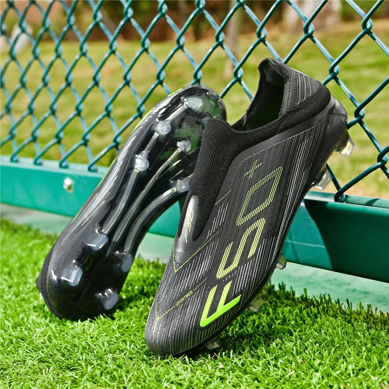 New Men's Football Boots Non Slip Comfortable Soccer Shoes Turf Ultralight Fg Grass Cleats Futsal Sport Indoor Adult Non-Slip