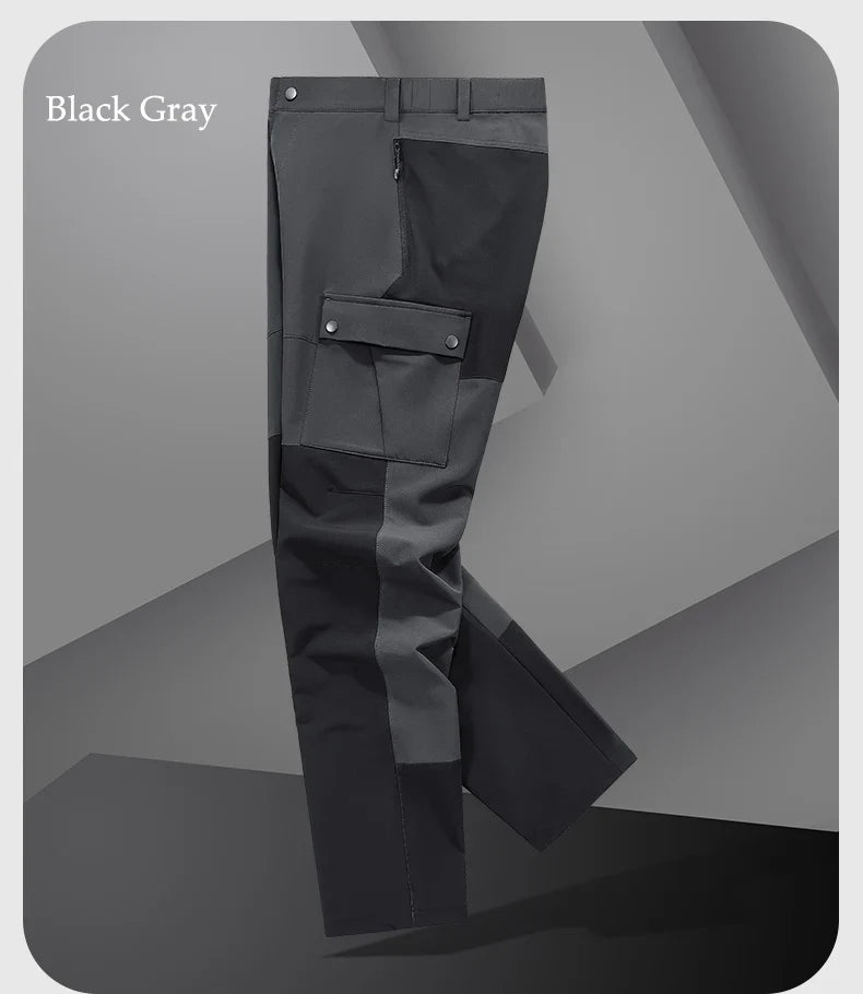 Autumn Hiking Pants Quick Dry Outdoor Charge Pant Men Patchwork Windproof Camping Trekking Trousers  Elasticity Hunting Pant