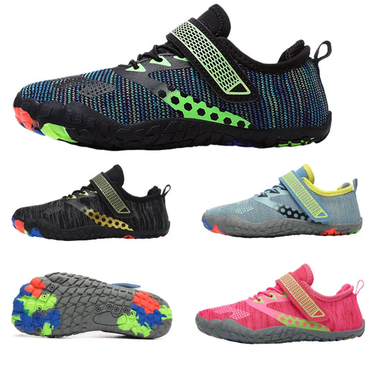 Children's Beach Barefoot Water Shoes, Swimming and Boating, Quick-Drying, Non-slip, Easy to Wear and Take off, Sports Shoes