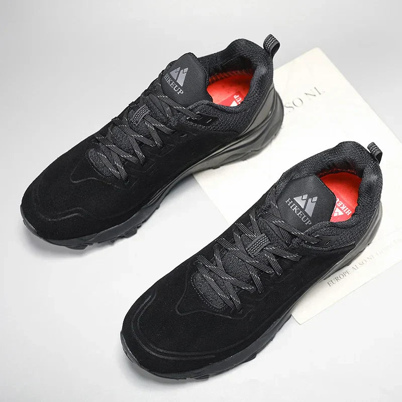 Hiking Shoes for Men Outdoor Sports Camping Hunting Walking Shoe Suede Genuine Leather Breathable Sneaker Non-slip