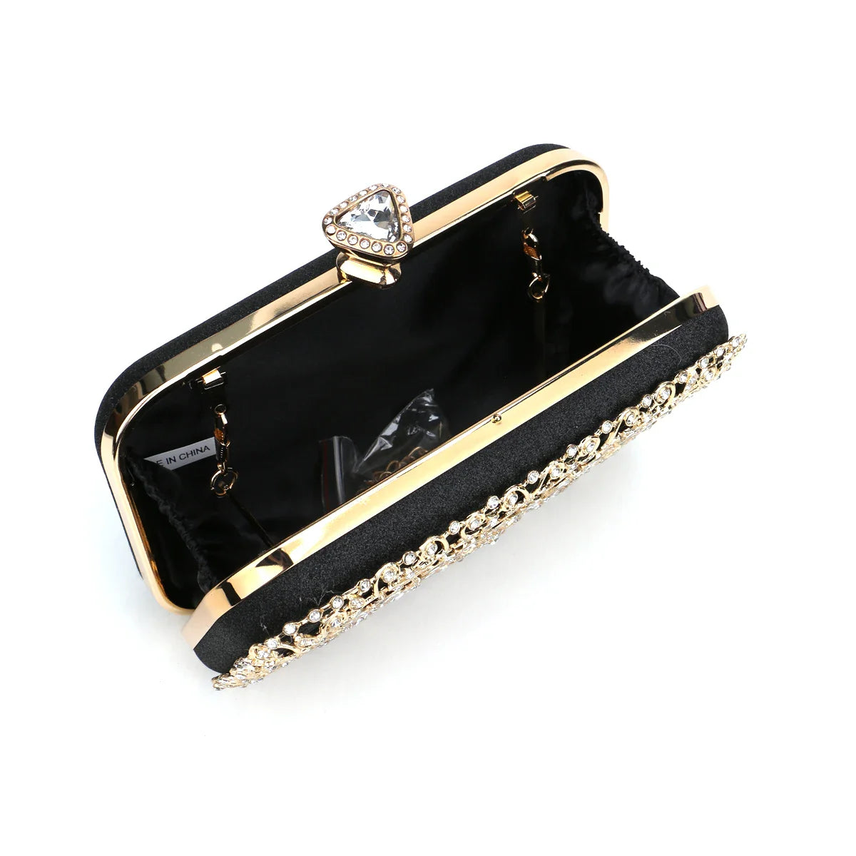 Hollow Out Style Diamonds Clutch Luxury Metal Rhinestones Evening Bags Flap Party Wedding Handbags Purse