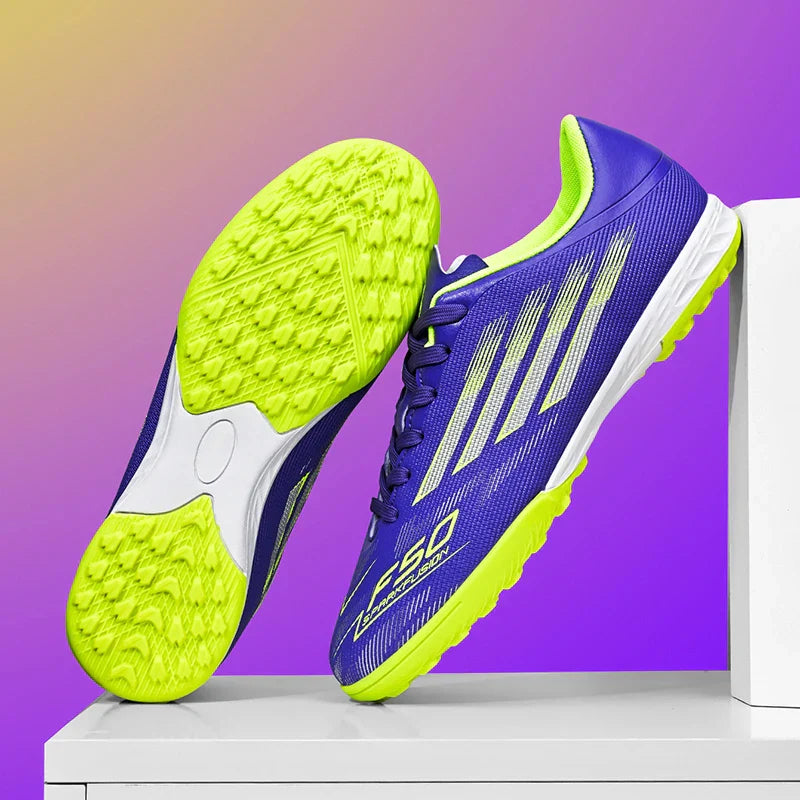 New Men Professional Soccer Shoes Sports Shoes TF/FG Football Boots Boys Match Sneakers Ankle Non-Slip Comfortable Unisex