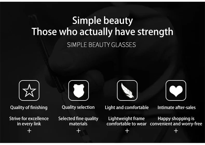 Pure Titanium Business Men's Half-rim Reading Glasses Men Fashion Simple Design Anti-blue Light Prescription Glasses 1052