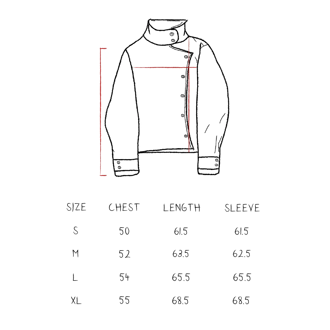 Y2k Fencing Jacket Vintage Wash Gradient Irregular Buttons Unisex Jacket Gothic Harajuku Streetwear Canvas Cotton Casual Jacket