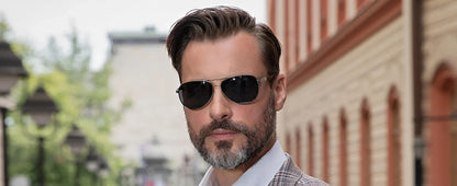 Aluminum Vintage Uv400 Pilot Polarized Sunglasses Shade for Men Driving Fishing Sun Glasses