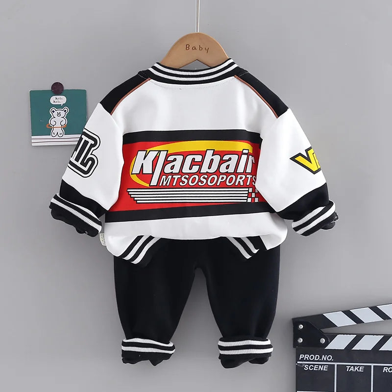 New Spring Autumn Baby Girls Clothes Children Outfits Boys Sports Jacket Pants 2Pcs/Sets Toddler Casual Costume Kids Tracksuits