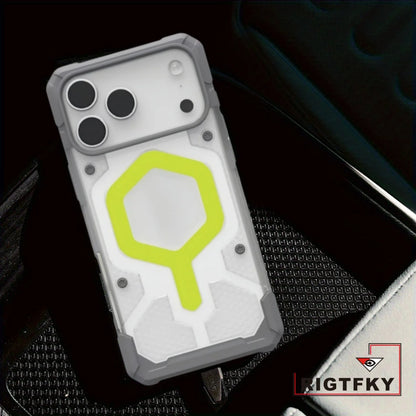 Luxury Heavy Duty Armor Shock Phone Case For Iphone 17 Pro Max Air 16 15  Plus 14 13 12 Pro for MagSafe Rugged Protective Cover