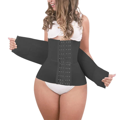 Fajas Colombians Waist Trainer Double Compression BBL Shaper Tummy Control Slimming Sheath Flat Belly Adjustable Shapewear