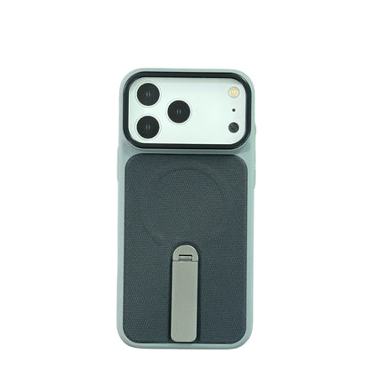 High Quality Tech Woven Magnetic Phone Cases For IPhone17 16 15 14 13 12 Pro Max Air Plus For Magsafe 360°Rotating Bracket Cover
