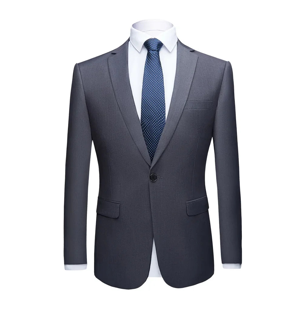2026 Men's Green Suit Jacket, Single Button V-Neck Coats, Suitable for Wedding/Party/Business/Work/Interview Asian Size Blazer