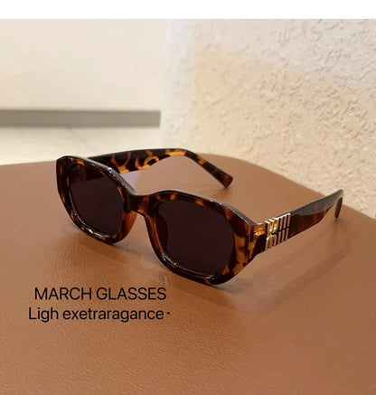 Small New Fashion Sunglasses Women Men Stylish Designer Ladies Sun Glasses Oval Trending Shades Unisex Eyewear Sunglass Gafas
