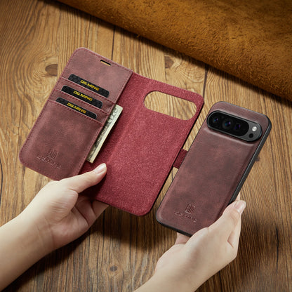 For Google Pixel 6 7 8 9 10 Pro XL/Pixel 5A 6A 7A 8A 9A Magnetic Detachable Cover 2in1 Flip Leather Wallet Phone Case