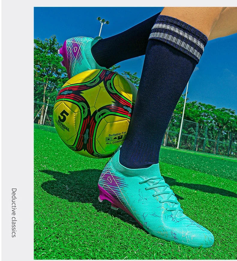 New Men's Football Boots Non-Slip Soccer Shoes Cleats Training FG Top Quality Sneakers Wholesale Drop Shipping Unisex Adult