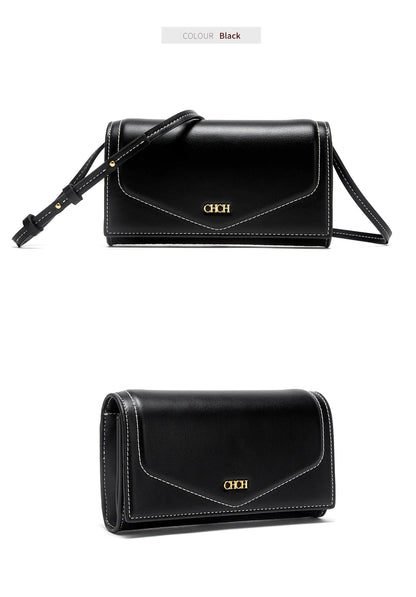 Magnetic Buckle Folding Small Square Bag Classic Women's 2026 Autumn Solid Color Simple New Single Shoulder Crossbody Bag