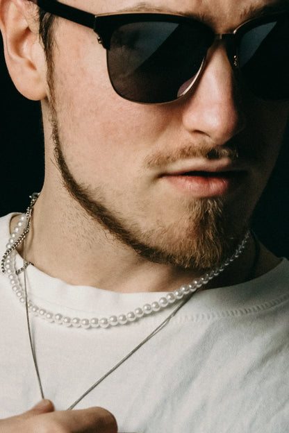 Fashion Half Frame Polarized Sunglasses High-quality Acetate Business Shade Unisex Square UV400 Certified Sun Glasses