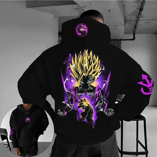 Dragon Ball Men's and Women's Hoodies Sweater Goku Japan Anime Summer Boy Children's Harajuku Punk Trend Parent-Child Clothing