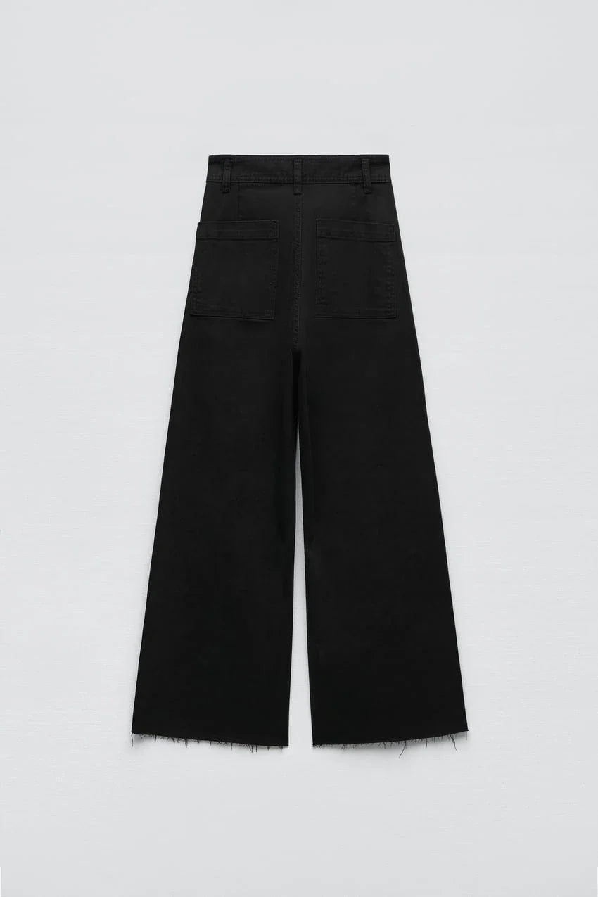 High Waist Straight Leg Navy Sle Women's Jeans Z Brand Slim Fit Casual Pants for Young Ladies Autumn Season