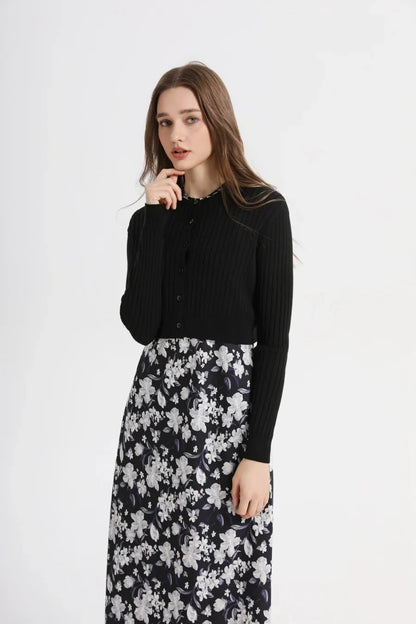 AS 2025 spring summer elegance satin dress + knitted top match set maxi floor length woman clothes