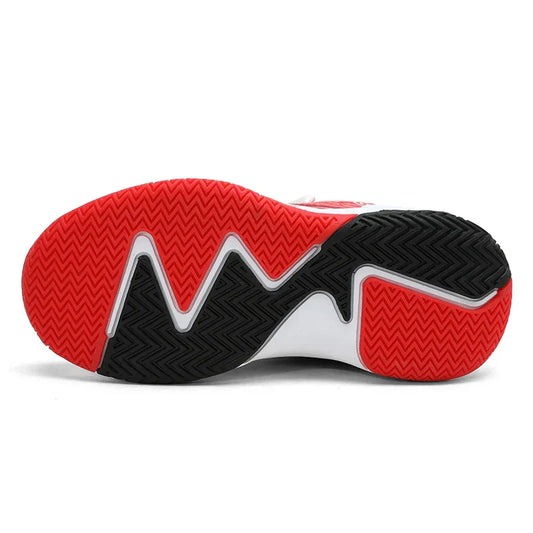Kids Basketball Shoes Boys Rotary Buckle Sneakers Non-slip Child Trainer Basket Shoes Outdoor Children Sport Running Footwear
