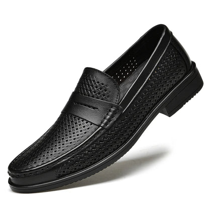 New Luxury Slip on Dress Shoes Men Italian Comfortable Loafer for Men Outdoor Mens Slip on Flats Classic Men Shoes for Wedding