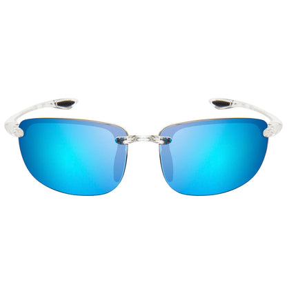 Rimless Polarized Sports Sunglasses Men&Women Tr90 Frame for Running Fishing Baseball Driving （8001）