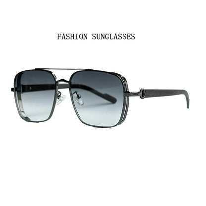 Luxe Sunglasses For Men Wooden Square Sunglasses Women Trendy Vintage Fashion Glasses Retro Trending Gafas De Sol Hombre Lunette