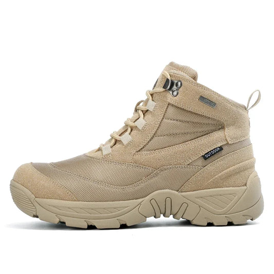 Men's Boot Combat Mens Ankle Boot Tactical Boot Male Shoes Work Safety Shoes Motocycle Boots Men Outdoor Hiking Shoes