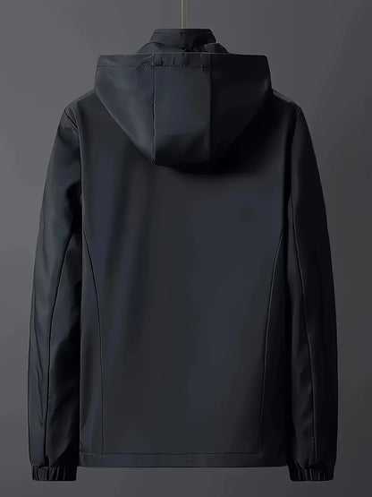 Windproof detachable hooded jacket Korean style trendy loose fashion casual men's jacket