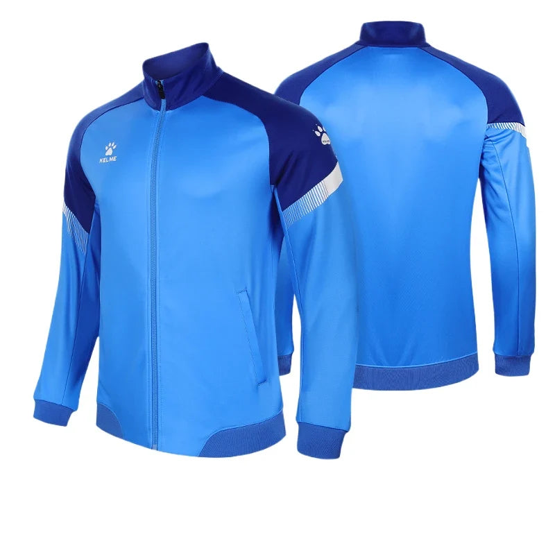 Sports Coat China League One Player's Edition Men's Football Training Knitted Jacket Playoff Coat Running Top