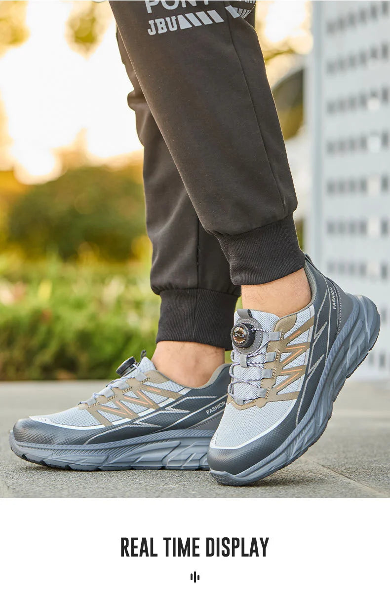 Comfortable lightweight work shoes for men Waterproof non-slip safety shoes Anti Puncture Steel Toe Sneakers Protective Shoes