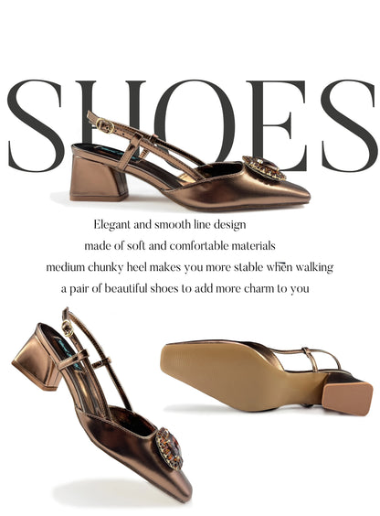 2025 Nigerian Heel Party for Women Purple Color Shoes and Bag Set Rhinestone Handbag Italian Design Wedding