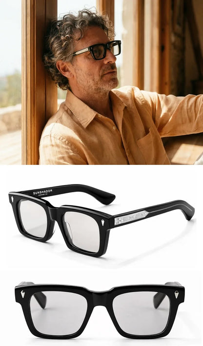 New Luxury Brand Designer Original Sunglasses Men Handmade Acetate Top Quality Eyewear Women Outdoor UV Protection Sun Glasses